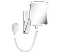 Keuco - Espejo de pared cosmético con iluminación LED, cromo 17613019001