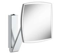Keuco - Espejo de pared cosmético con iluminación LED, cromo 17613019004