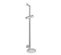 Keuco IXMO - Barra de ducha con estante, 86 cm, cromo/blanco 59585010921