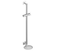 Keuco IXMO - Barra de ducha con estante, 86 cm, cromo/blanco 59585010922