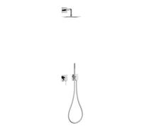 Keuco IXMO - Conjunto de ducha con grifo empotrado 25x25 cm, cromo 59603010002