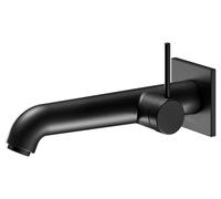 Keuco IXMO - Grifo empotrado de lavabo, negro mate 59516371202