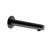 KEUCO IXMO mezclador electrónico para lavabo, empotrado, alimentado por la red, sin juego de desagüe, proyección 225mm, roseta redonda, 59517371101, Color: Negro Mate