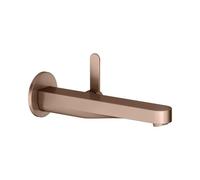 KEUCO IXMO Mezclador monomando de lavabo, 225mm, rosetón redondo, 59516291301, Color: rojo oro cepillado