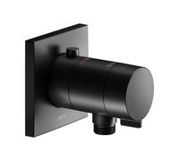 Keuco IXMO Solo grifo para ducha empotrado con termostato negro 59554370002