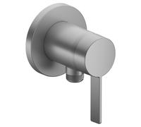KEUCO IXMO Pure Mezclador monomando de ducha con conexión para flexo, roseta redonda, 59552179501, Color: acabado en aluminio
