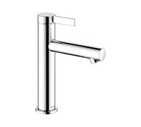 KEUCO IXMO Pure Mezclador monomando de lavabo 130, sin juego de desagüe, 125mm de proyección, 59501011101, Color: Cromado