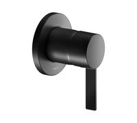 KEUCO IXMO Pure mezclador monomando empotrado, roseta redonda, 59551379501, Color: Negro Mate