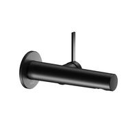 KEUCO IXMO Pure mezclador monomando oculto de lavabo, 165mm, roseta redonda, 59516370101, Color: Negro Mate
