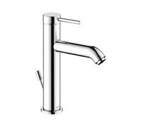 KEUCO IXMO Soft Mezclador monomando de lavabo 130, con juego de desagüe, proyección 129mm, 59501012001, Color: Cromado