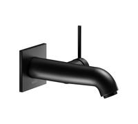 KEUCO IXMO Soft mezclador monomando empotrado de lavabo, 165mm, roseta cuadrada, 59516370202, Color: Negro Mate