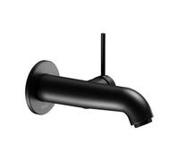 KEUCO IXMO Soft mezclador monomando empotrado de lavabo, 165mm, roseta redonda, 59516370201, Color: Negro Mate