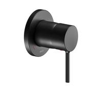 KEUCO IXMO Soft mezclador monomando empotrado, roseta redonda, 59551370201, Color: Negro Mate