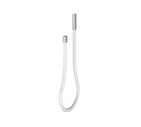 Keuco - Manguera de ducha, 180 cm, blanco/acero inoxidable 59996061851
