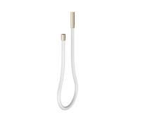 Keuco - Manguera de ducha, 180 cm, blanco/bronce cepillado 59996031851