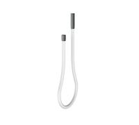 Keuco - Manguera de ducha, 180 cm, blanco/cromo negro cepillado 59996131851