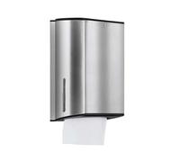 Keuco Plan - Dispensador de toallas de papel, acero inoxidable/negro 14985060000