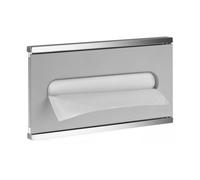 KEUCO PLAN Integral Modul Lavabo 4, dispensador de toallas de papel, tope izquierdo, 44999011711, Color: acabado cromado / aluminio