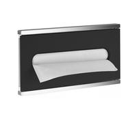 KEUCO PLAN Integral Modul Lavabo 4, dispensador de toallas de papel, tope izquierdo, 44999013711, Color: cromado / negro mate