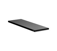 Keuco ROSE repisa de ducha 32,8 cm, sin perforar, aluminio negro mate, Made in Germany, incl. juego de pegado y juego de tornillos, repisa de ducha para pegar o atornillar