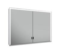 KEUCO Royal Lumos armario con espejo 2 puertas, puerta larga, 1000mm, 14304172301, Versión: sin control Dalí