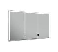 KEUCO Royal Lumos armario con espejo 3 puertas, puerta larga, 1200mm, 14305172301, Versión: sin control Dalí