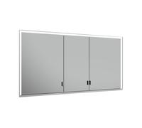 KEUCO Royal Lumos armario con espejo de pared 3 puertas, puerta larga, 1400mm, 14316172301, Versión: sin control Dalí