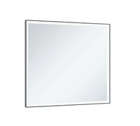 Keuco Royal Lumos - Espejo con iluminación LED y calefacción, 70x65 cm, negro 14598132000