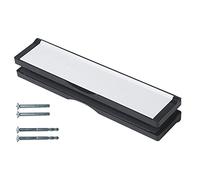 Keypak Buzón de Puerta de 30,6 cm, se Adapta a Puertas de 40 a 80 mm, Solapa antipresión, burlete Interno, buzón Ajustable para Puertas de Madera compuesta de UPVC (Negro/Blanco)
