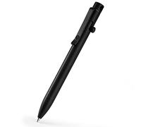 KeyUnity KP01BK Bolígrafo con clip EDC de aleación de titanio retráctil de metal para uso diario (PVD negro)