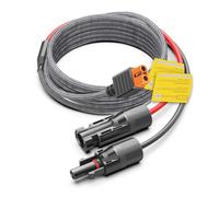 KFD Cable solar de 5 m con conector xt60i, cable de extensión XT60i, cable de carga solar para ancla Sólix F2000 C1000 C300 EcoFlow Delta/River 2 Bluetti portátil estación de alimentación 16 AWG