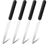 KFDDRN 4 abridores de cartas, separador de sobres de mano de acero inoxidable, cuchillo abierto ligero, abrecartas para oficina, hogar, suministros escolares