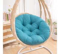 KFGISD, Cojín de Repuesto for Silla Colgante Tipo Huevo, Ideal for jardín, Exterior e Interior, Color Gris.,Cojines para hamacas(Bird Blue,120cm)
