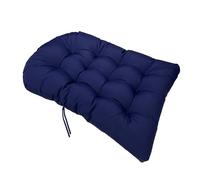KFGISD, Cojín for Silla Colgante con Forma de Huevo, Suave, Antideslizante, for Interior y Exterior, Color Rojo,Cojines para hamacas(Navy Blue)