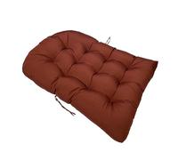 KFGISD, Cojín for Silla Colgante con Forma de Huevo, Suave, Antideslizante, for Interior y Exterior, Color Rojo,Cojines para hamacas(Dark Brown)