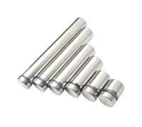 KFGISD, Tornillos inox separadores para letreros publicitarios,Tornillos para soportes de cristal(D25x80mm 40pcs)