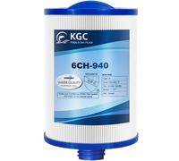 KGC 6CH-940 - Filtro de SPA 1 Paquete, Compatible con Pleatco PWW50P3 (Rosca Gruesa SAE de 1 1/2 Pulgadas), Unicel 6CH-940, Filbur FC-0359, Waterway 817-0050, 03FIL1400, 25252, para Skimmer de Acceso