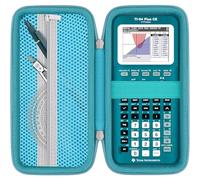 Khanka Estuche de viaje duro de repuesto para calculadora gráfica de color Texas Instruments TI-83 Plus/TI-84 Plus CE, solo funda (verde azulado)