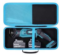Khanka Estuche Rígido para Makita DJR183Z 18V Sierra Sable, Maletín de Almacenamiento y Transporte de Herramientas Compatible con Makita DJR183Z (Herramienta y Batería NO Incluidas)