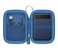 Khanka Estuche Rígido para PLAUD Note Pro/Note AI Grabadora de Voz | Para PLAUD Note Pro/Note AI Grabadora de Voz;estuche rígido con mosquetón,Azul,Solo Estuche