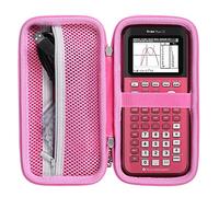 Khanka Funda de viaje rígida de repuesto para calculadora gráfica de color Texas Instruments TI-83 Plus/TI-84 Plus CE, solo funda (positivamente rosa)