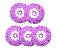 KHASCBNF Recambio Fregona Fibra Esponja 5uds | Cabezal de repuesto for suelo de microfibra, herramienta de limpieza doméstica(Style 5)