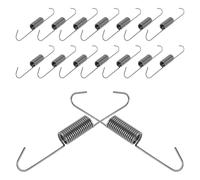 KHBUAB 20 Unidades Kit de Reparación de Resortes para Sillones Reclinables, Ganchos Largos 1,4 X 11 X 98 Mm, Herrajes de Resorte para Reforzar Sofás y Asientos, Repuesto para Mecanismo