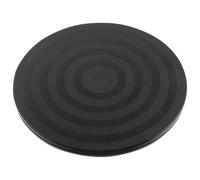 KHBUAB Base de Placa Giratoria Negra de Pp Rotación Manual y Resistencia a Roturas para Manualidades, Jardinería y Modelado de Arcilla Hogar y Comercio