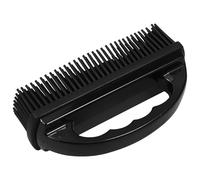 KHBUAB Cepillo de Silicona Negro para Desinflar Mascotas, Limpieza | Fácil de Limpiar, Superficie Amable, para Coches y Hogares, Goma y Silicona, Asiento de Vehículo