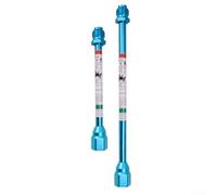 KHIronHive Barra de extensión sin aire del espray del acero inoxidable con el hilo G78-14, adaptador azul del protector de la punta de los 20Cm/30cm para el mantenimiento del carril del puente de la