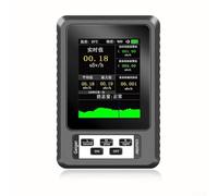 KHIronHive Detector de radiación nuclear para contador GEIGER para rayos X beta gamma, monitor dosímetro de tubo G-M con pantalla TFT, sensor de humedad de temperatura, carcasa ABS, alarma y