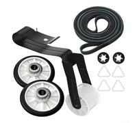 KHIronHive Kit de reparación de secadora con rodillos de tambor, polea loca y correa para 4392065 341241 349241T, para múltiples modelos de secadora, juego de mantenimiento de bricolaje para fijar el