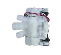 KHIronHive Válvula de descarga electrónica para inodoro inteligente FCS-12-YM-1, pieza de repuesto de plástico blanco con interfaz multirosca y módulo de cableado electrónico para un control preciso