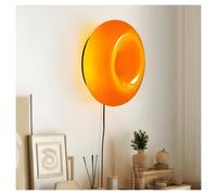 KHUKHU Lámpara De Donut,Apliques De Pared Enchufables O Lámpara De Mesa Enchufable(Orange)